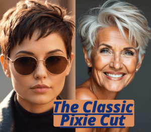 classic short pixie cut