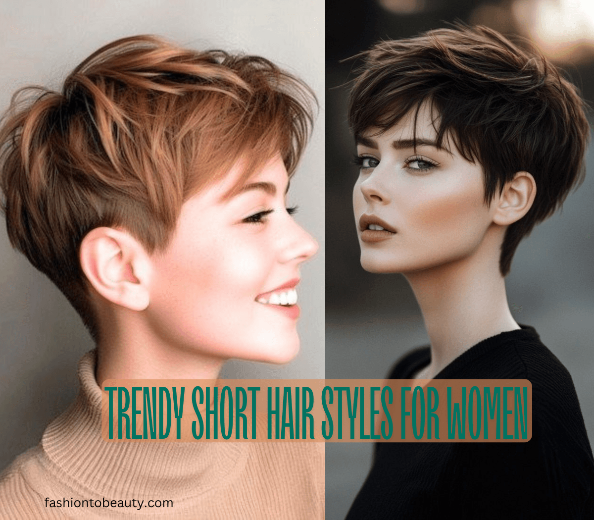 Trendy Short Hairstyles for Women | fashiontobeauty.com