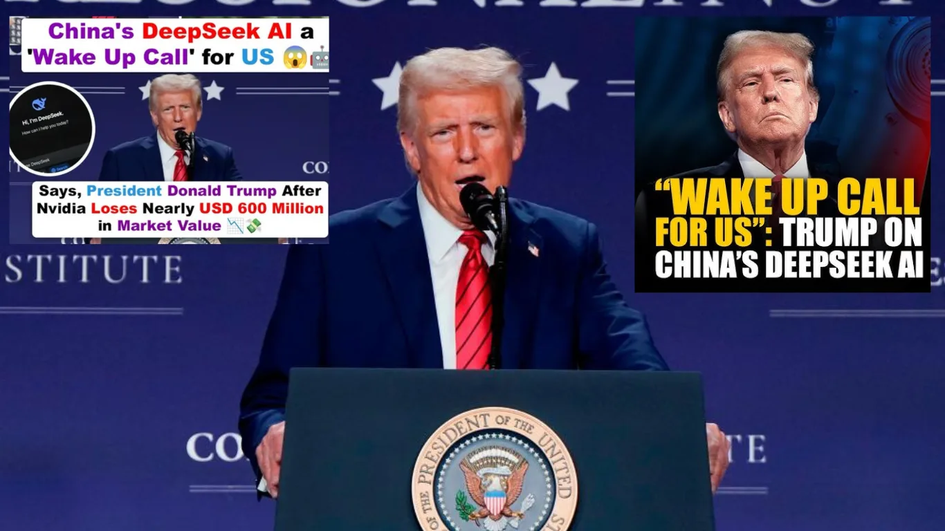 “A Wake Up Call For US", Says Donald Trump On China's DeepSeek AI.