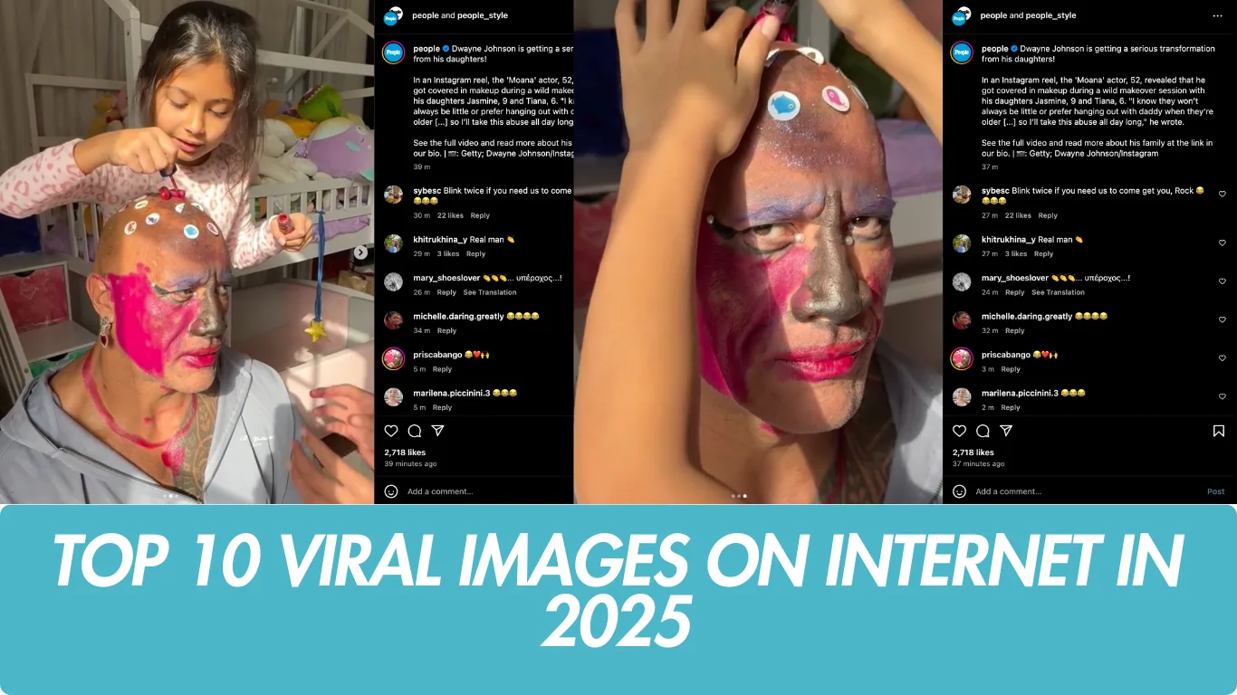 Top 10 viral images on internet in 2025